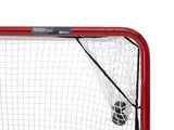 Extreme Hockey Monster backstop detail showing robust construction and high-quality netting for ultimate shooting practice.